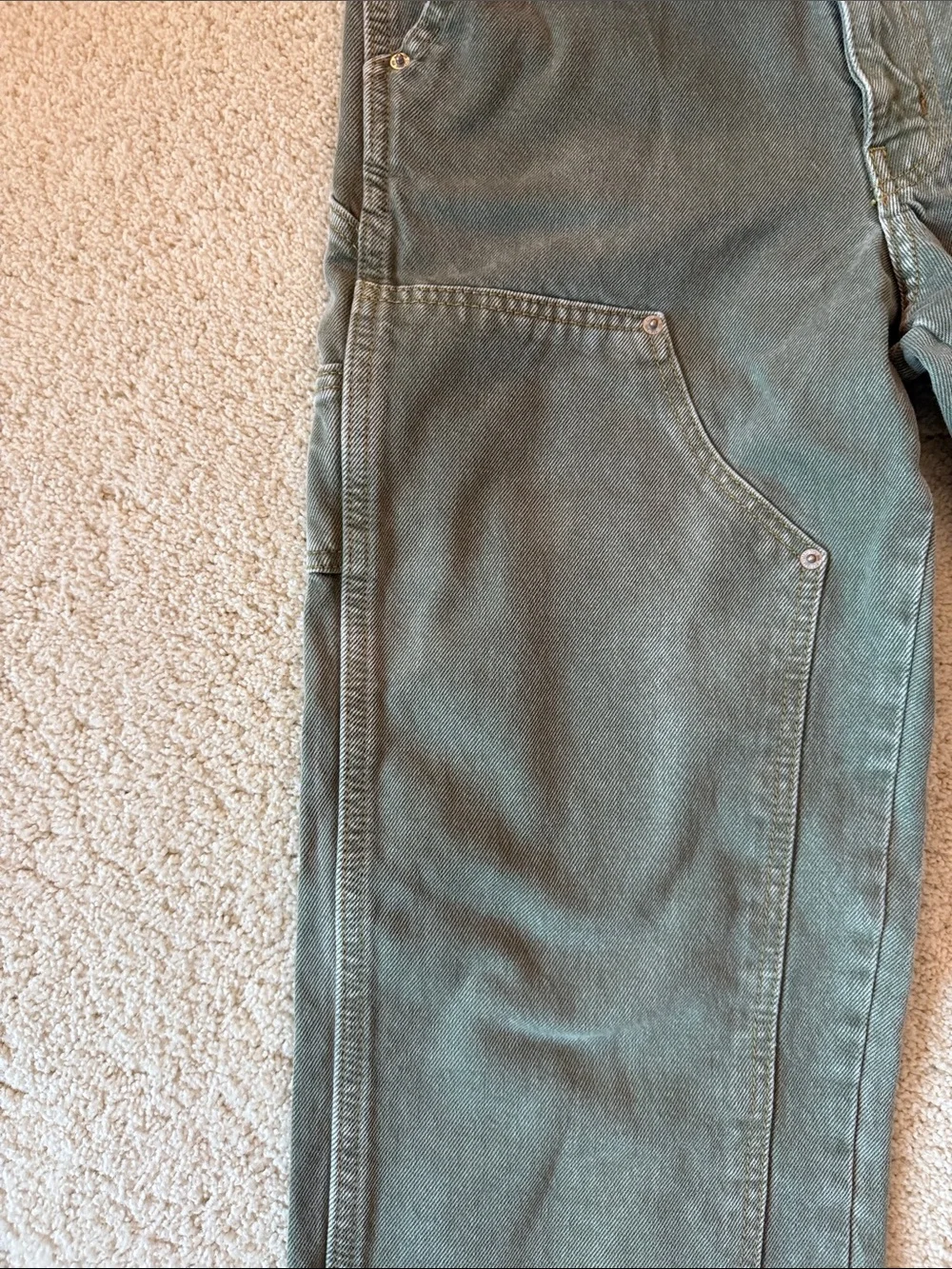 BDG Olive Green Cargo Pants - Picture 3 of 5